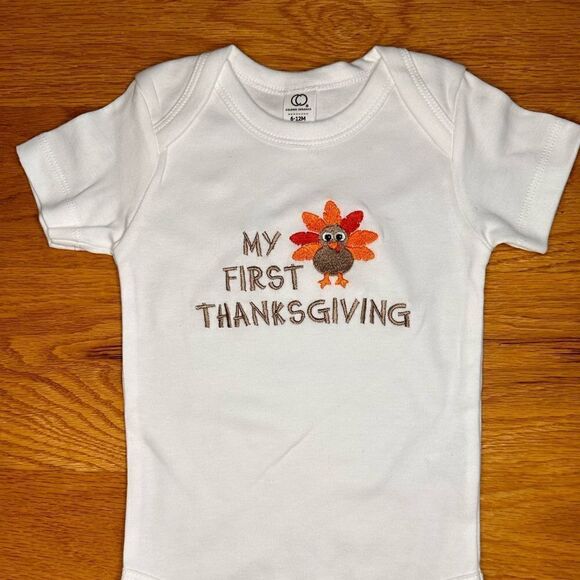 First Thanksgiving Onesie - Picture 2 of 2